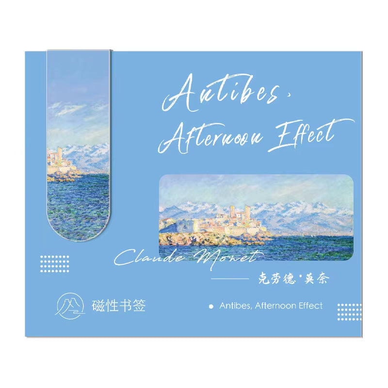 Aesthetic Magnetic Bookmark for Book Lovers and Art Lovers Inspirational Gifts Classic Paintings Masterpiece Diary Decorating