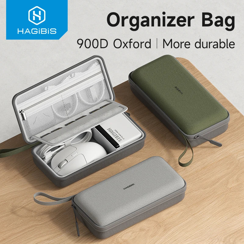 Electronic Organizer Travel Cable Organizer Bag Pouch Portable Carry Case for Cable Charger SD Card Mouse Power Bank