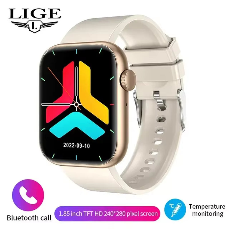New Smart Watch 2025 Wireless Charging Smartwatch Bluetooth Calls Men Women Smartwatches Fitness Bracelet Custom Watch Face