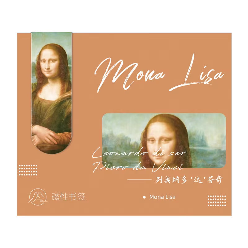 Aesthetic Magnetic Bookmark for Book Lovers and Art Lovers Inspirational Gifts Classic Paintings Masterpiece Diary Decorating