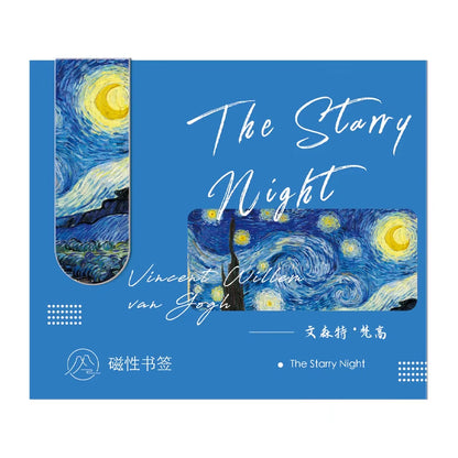 Aesthetic Magnetic Bookmark for Book Lovers and Art Lovers Inspirational Gifts Classic Paintings Masterpiece Diary Decorating