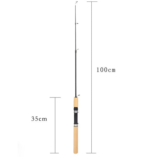 Portable Fishing Rods Pruty Na Ryby Pocket Telescopic Fishing Pole Pen Shape Folded Fishing Rods Lightweight Reel Wheel Tackle