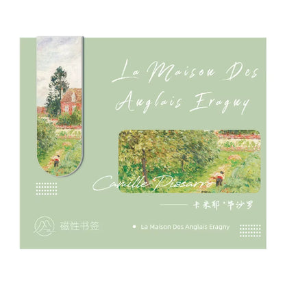 Aesthetic Magnetic Bookmark for Book Lovers and Art Lovers Inspirational Gifts Classic Paintings Masterpiece Diary Decorating