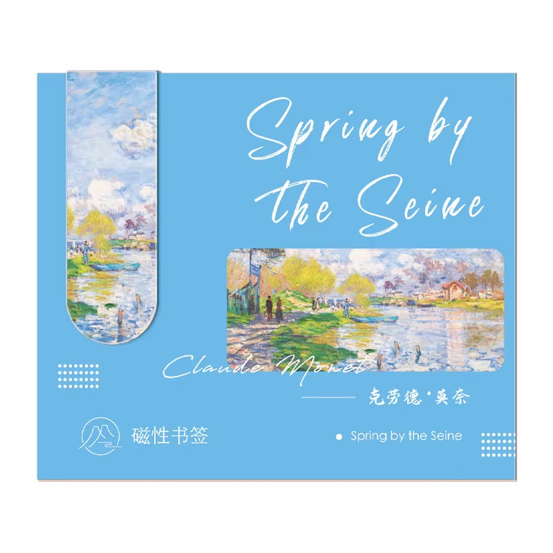 Aesthetic Magnetic Bookmark for Book Lovers and Art Lovers Inspirational Gifts Classic Paintings Masterpiece Diary Decorating