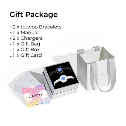 Long Distance Touch Bracelets for Couples-Candy Series, Vibration & Light up for Love Couples Bracelets Relationship Gift