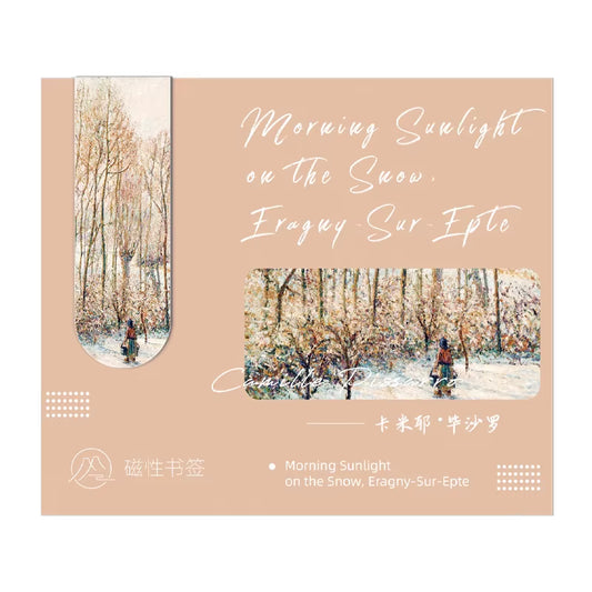 Aesthetic Magnetic Bookmark for Book Lovers and Art Lovers Inspirational Gifts Classic Paintings Masterpiece Diary Decorating