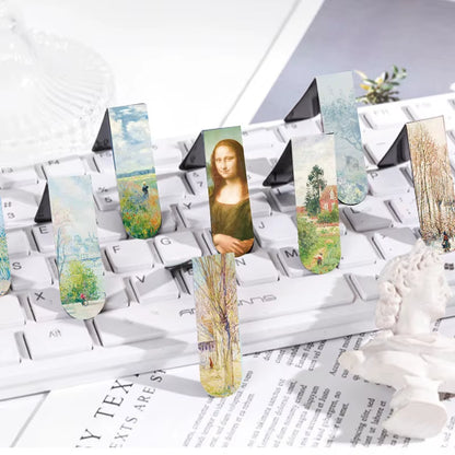 Aesthetic Magnetic Bookmark for Book Lovers and Art Lovers Inspirational Gifts Classic Paintings Masterpiece Diary Decorating