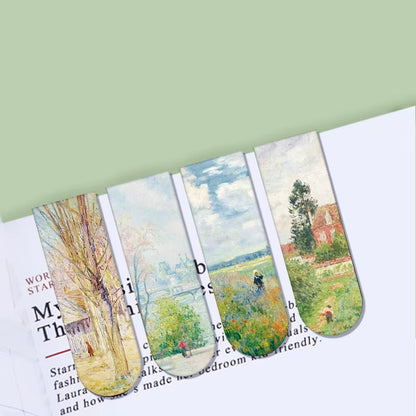 Aesthetic Magnetic Bookmark for Book Lovers and Art Lovers Inspirational Gifts Classic Paintings Masterpiece Diary Decorating